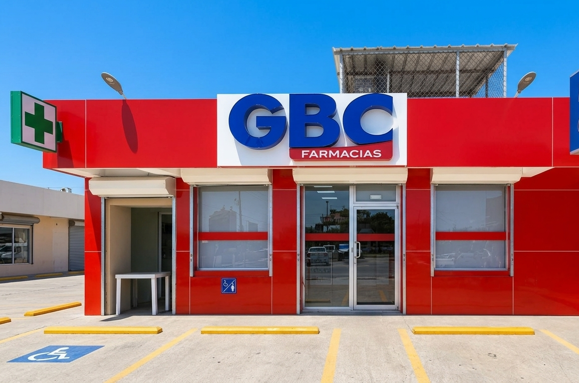 Fachada de Farmacia GBC · Santiago IV