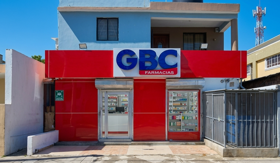 Fachada de Farmacia GBC · Santiago VIII