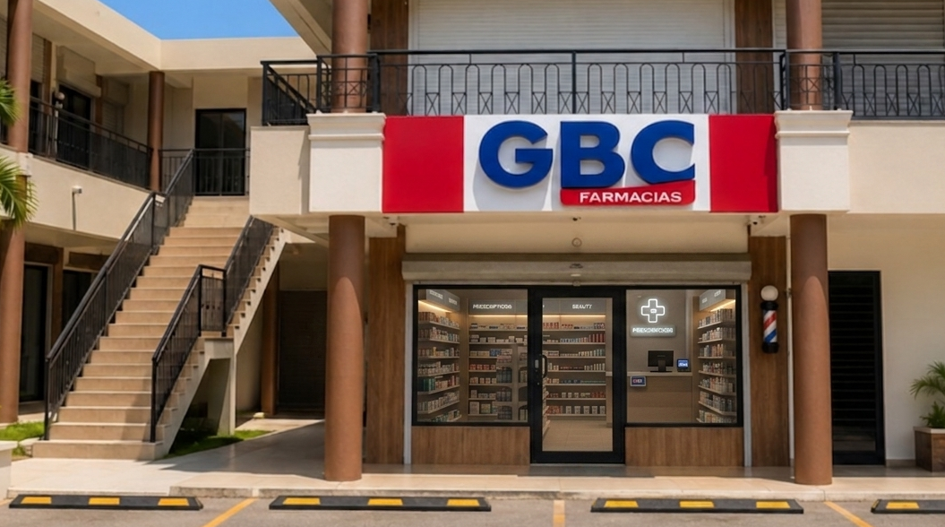 Fachada de Farmacia GBC · Santiago X – Gurabo