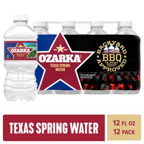 OZARKA Texas Spring Water, 12-ounce plastic bottles (Pack of 12)