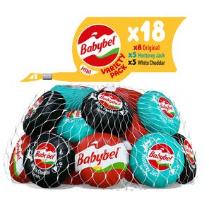 Babybel Variety Pack Snack Cheese, 12.7 oz (18 Count)
