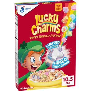 General Mills Gluten Free Lucky Charms with Marshmallows Cereal