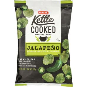 H-E-B Kettle Cooked Jalapeño Potato Chips