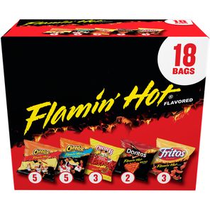 Frito Lay Flamin' Hot Mix Variety Pack