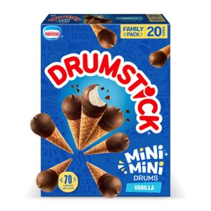 Mini conos de helado de vainilla MINI DRUMS Drumstick