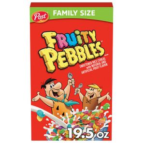 Post Fruity PEBBLES Breakfast Cereal, Gluten Free