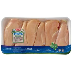 Paquete económico de pechugas de pollo naturales sin hueso ni piel H-E-B