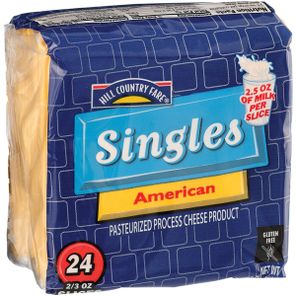 Hill Country Fare American Pasteurized Process Cheese Product Singles