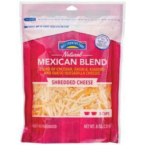 Hill Country Fare Mexican Blend Of Cheddar Oaxaca Asadero And Queso Quesadilla Shredded Cheese