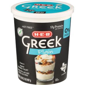 H-E-B Plain Greek Yogurt