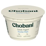 Yogur griego natural sin grasa Chobani
