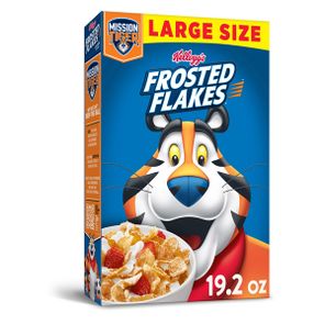 Kellogg's Breakfast Cereal, 8 Vitamins and Minerals, Kids Snacks, Original