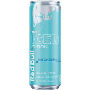Red Bull Iced Edition Energy Drink, Iced Vanilla Berry, 12 fl. oz. can, 114mg Caffeine, Taurine & B Vitamins