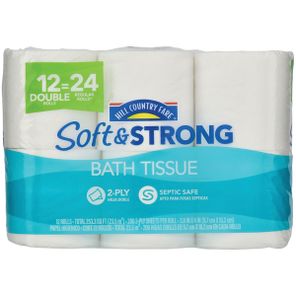 Hill Country Fare Double Roll Bath Tissue
