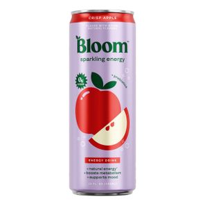 Bloom Zero Sugar, Crisp Apple, Sparkling Energy Drink, Can