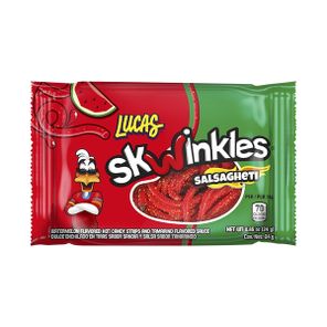 Lucas Salsagheti Hot Watermelon Flavored Candy Strips